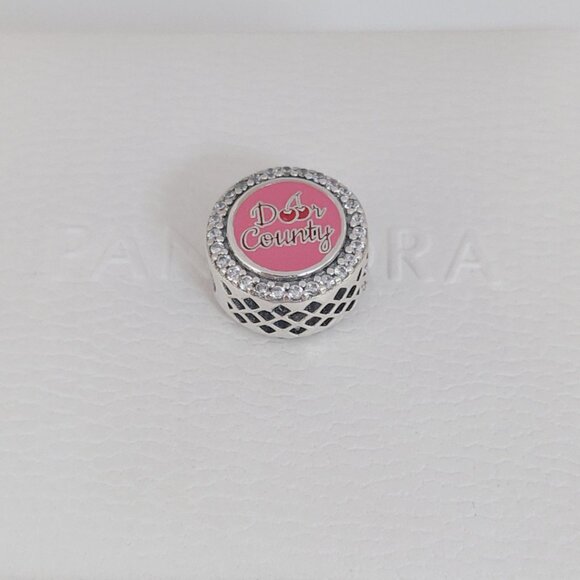 Pandora Door County, WI Bead Charm Bracelet Pendant S925 Silver with box - Picture 6 of 6